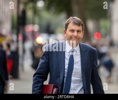 London 12. September 2023 Minister im Kabinett 70 Whitehall London UK es wird davon ausgegangen, dass eine Reihe von Treffen stattgefunden haben, um den angeblichen China-Spionagefall zu behandeln. John Glen, Chief Secretary to the Treasury Credit: Ian Davidson/Alamy Live News Stockfoto