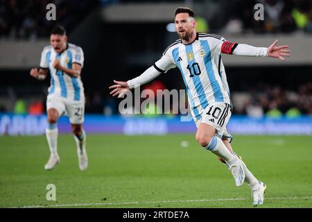 Lionel Messi Cellebrating Goal Stockfoto