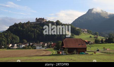 Gruyeres Stockfoto