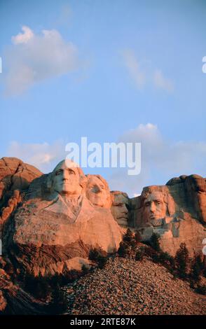 Mount Rushmore National Memorial; Keystone, South Dakota, Vereinigte Staaten von Amerika Stockfoto