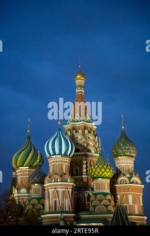 St. Basilius-Kathedrale auf dem Roten Platz in Moskau, Russland; Moskau, Russland Stockfoto