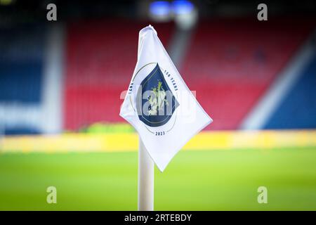 Glasgow, Großbritannien. September 2023. Um das erste internationale Spiel zwischen Schottland und England im Jahr 1872 zu feiern, wurde im Hampden Park, Glasgow, Schottland, zwischen Schottland und England ein Anniversary Heritage Match ausgetragen. Dies ist die älteste internationale Rivalität des Fußballs, da die Mannschaften sich zuletzt in der Gruppenphase der Euro 2020 trafen, als die Punktzahl 0 - 0 betrug. Quelle: Findlay/Alamy Live News Stockfoto