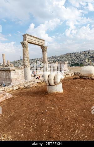 Tempel des Herkules, Amman, Jordanien Stockfoto