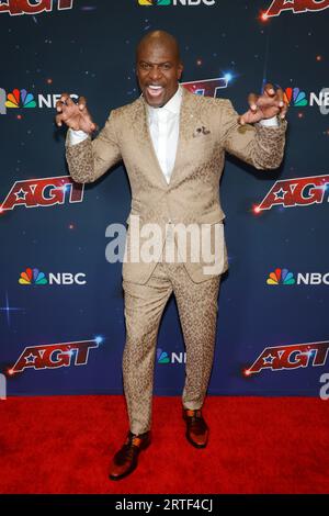 Pasadena, Ca. September 2023. Terry Crews bei Staffel 18 America's Got Talent Red Carpet Live Show im Hotel Dena in Pasadena, Kalifornien am 12. September 2023. Quelle: Faye Sadou/Media Punch/Alamy Live News Stockfoto
