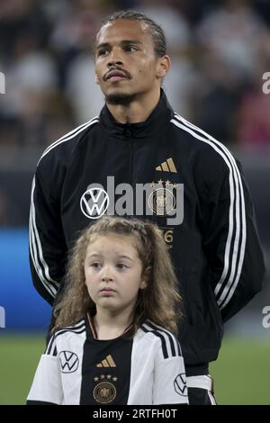 Leroy Sane aus Deutschland schaut vor dem Freundschaftsfußballspiel zwischen Deutschland und Frankreich am 12. September 2023 im Signal Iduna Park in Dortmund Stockfoto