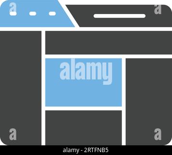 Bild Des Layoutsymbols. Stock Vektor