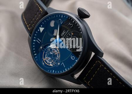 IWC Big Pilot Constant-Force Tourbillon IWC Racing IW590501. Stockfoto