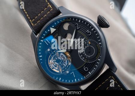 IWC Big Pilot Constant-Force Tourbillon IWC Racing IW590501. Stockfoto