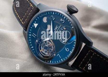 IWC Big Pilot Constant-Force Tourbillon IWC Racing IW590501. Stockfoto