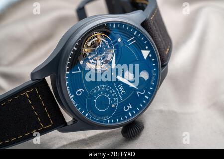 IWC Big Pilot Constant-Force Tourbillon IWC Racing IW590501. Stockfoto