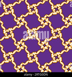 Abstraktes pastellfarbenes nahtloses Muster für Textil, Tapete, Vektor-handgezeichneter Geometriehintergrund, Violett und Orange Stock Vektor