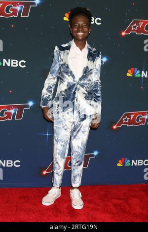 Pasadena, USA. September 2023. LOS ANGELES - 12. SEP: D'Corey Johnson bei der America's Got Talent Season 18 Live Show Red Carpet im Hotel Dena am 12. September 2023 in Pasadena, CA (Foto: Katrina Jordan/SIPA USA) Credit: SIPA USA/Alamy Live News Stockfoto