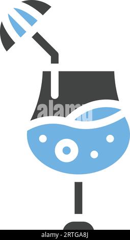 Bild Des Saftglassymbols. Stock Vektor