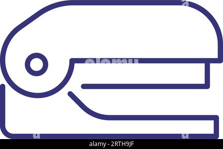 Hefter-Liniensymbol Stock Vektor