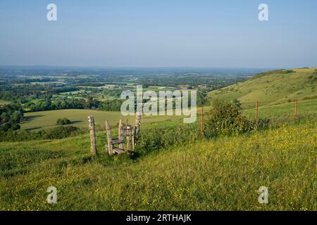 South Downs National Park, Brighton, East Sussex, England, Großbritannien Stockfoto