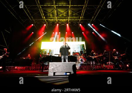 Gigi D'Alessio trat zuletzt 08.09.2023 auf der Piazza dei Signori (VI) Italien auf Stockfoto