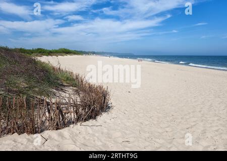 Strand Resort Stadt Wladyslawowo an der Ostsee, beliebtes Urlaubsziel in Polen Stockfoto