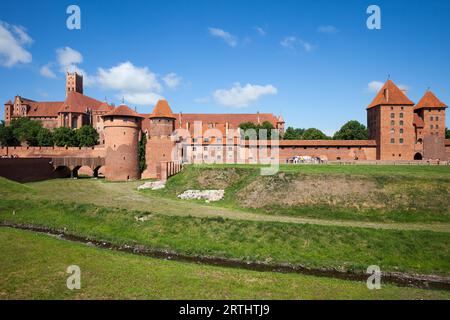 Marienburg in Polen, mittelalterliche Festung, gebaut von der deutschen Ritter-Ordens Stockfoto