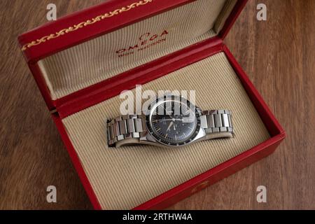 Omega Speedmaster 2998-1 Oval-O Stockfoto