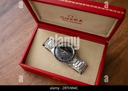Omega Speedmaster 2998-1 Oval-O Stockfoto
