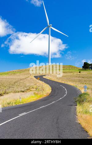 Ein Windpark nahe der Stadt Dalgety, New-South.Wales, Australien Stockfoto