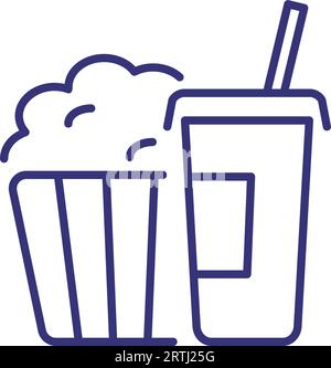 Symbol für Snacklinie Stock Vektor