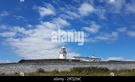 Der Wild Atlantic Way führt direkt vorbei an der schmalen Halbinsel St. John's Point. Am südlichen Ende der Halbinsel, eigentlich St. John's Point, der Stockfoto