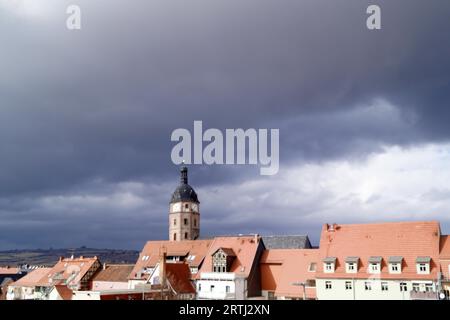 Sangerhausen ist die Hauptstadt des Landkreises Mansfeld-Süd-Harz im Land Sachsen-Anhalt. Sie ist im Südwesten der Stockfoto