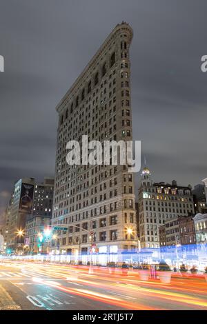 New York, United States of America, 21. November 2016: The Famous Flatiron Building in Midtown Manhattan Stockfoto