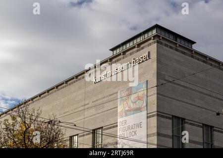 Basel, Schweiz, 20. Oktober 2016: Das Kunstmuseum im Stadtzentrum Stockfoto