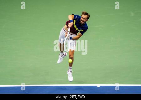 Daniil Medvedev (RUS), der bei den Men's Singles Finals beim US Open Tennis 2023 antrat Stockfoto