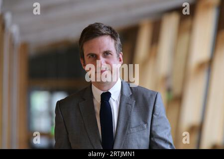 Edinburgh Scotland, UK, 13. September 2023. Daniel Johnson Scottish Labour im schottischen Parlament. Credit sst/Alamy Live-Nachrichten Stockfoto