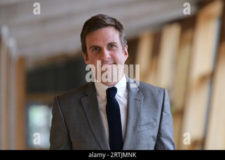 Edinburgh Scotland, UK, 13. September 2023. Daniel Johnson Scottish Labour im schottischen Parlament. Credit sst/Alamy Live-Nachrichten Stockfoto