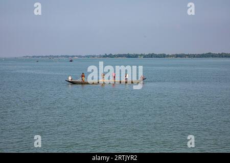 Nikli Haor, Kishorganj, Bangladesch Stockfoto