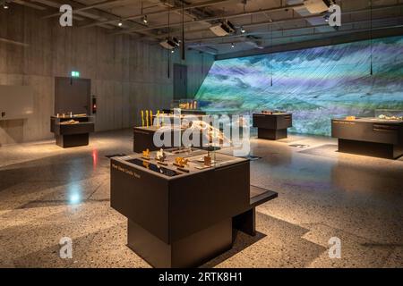 Archäologieausstellung im Schweizerischen Nationalmuseum - Zürich, Schweiz Stockfoto