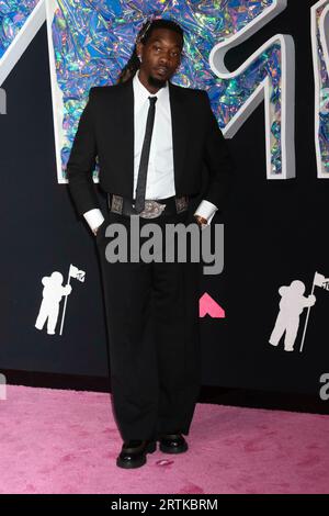 Am 12. September 2023 traf Offset auf dem pinken Teppich der MTV Video Music Awards 2023 im Prudential Center in Newark, New Jersey, USA, ein. Quelle: dpa Picture Alliance/Alamy Live News Stockfoto