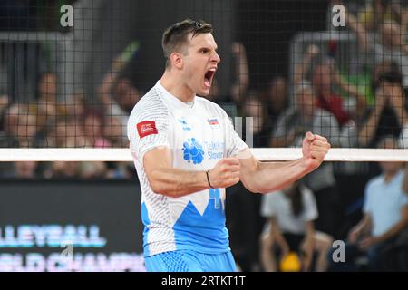 Jan Kozamernik (Slowenien). Volleyball-Weltmeisterschaft 2022. Stockfoto