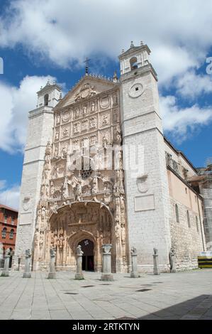 Klosterkirche San Pablo in Valladolid Stockfoto