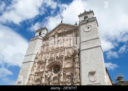 Klosterkirche San Pablo in Valladolid Stockfoto