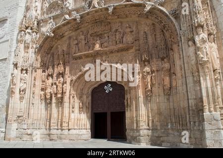 Klosterkirche San Pablo in Valladolid Stockfoto