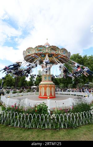 Tivoli-Gärten und Vergnügungspark in Kopenhagen, Dänemark. Stockfoto
