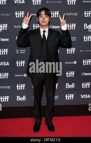 Toronto, Kanada. September 2023. Park Jeong-min besucht die „Schmuggler (??)“ Premiere beim Toronto International Film Festival 2023 in der Roy Thomson Hall. (Foto: Angel Marchini/SOPA Images/SIPA USA) Credit: SIPA USA/Alamy Live News Stockfoto