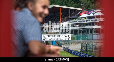Fotobericht über die 24 Stunden von Spa Francorchamps mit exklusivem Hintergrundmaterial. Stockfoto