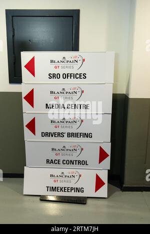 Fotobericht über die 24 Stunden von Spa Francorchamps mit exklusivem Hintergrundmaterial. Stockfoto