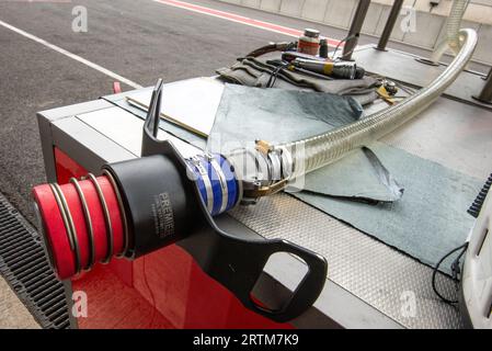 Fotobericht über die 24 Stunden von Spa Francorchamps mit exklusivem Hintergrundmaterial. Stockfoto