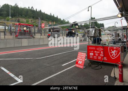 Fotobericht über die 24 Stunden von Spa Francorchamps mit exklusivem Hintergrundmaterial. Stockfoto