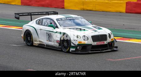 Fotobericht über die 24 Stunden von Spa Francorchamps mit exklusivem Hintergrundmaterial. Stockfoto