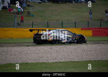 Fotobericht über die 24 Stunden von Spa Francorchamps mit exklusivem Hintergrundmaterial. Stockfoto