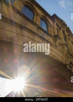 Sonnenaufgang, Bridge of Sighs, New College Lane, Oxford, Oxfordshire, England, Großbritannien, GB. Stockfoto