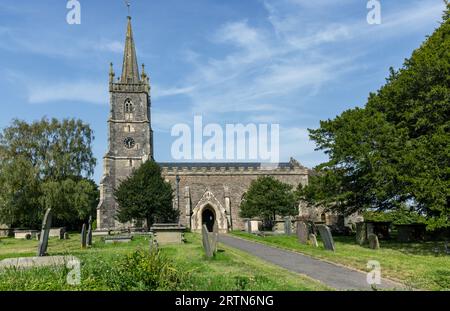 All Saints' Church 13th and 14th Century, Stone, Stroud, Gloucestershire, Vereinigtes Königreich Stockfoto